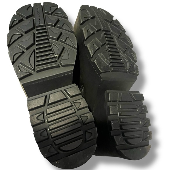 Windsor Smith Fantasize Heel Womens 9 Leather Chunky Platform Open Toe - Picture 6 of 6